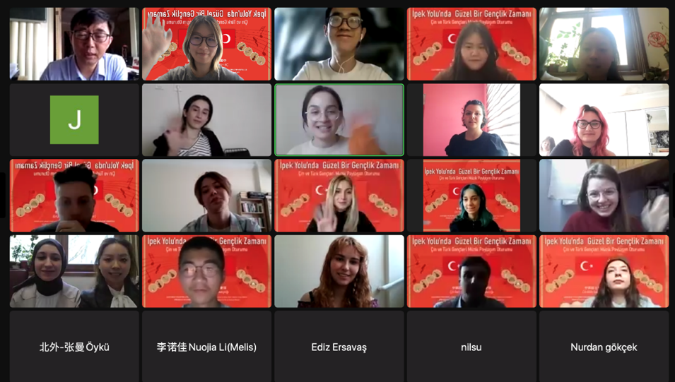 Beat365中文官方网站土耳其语专业同伊斯坦布尔大学中文系 开展线上交流会活动